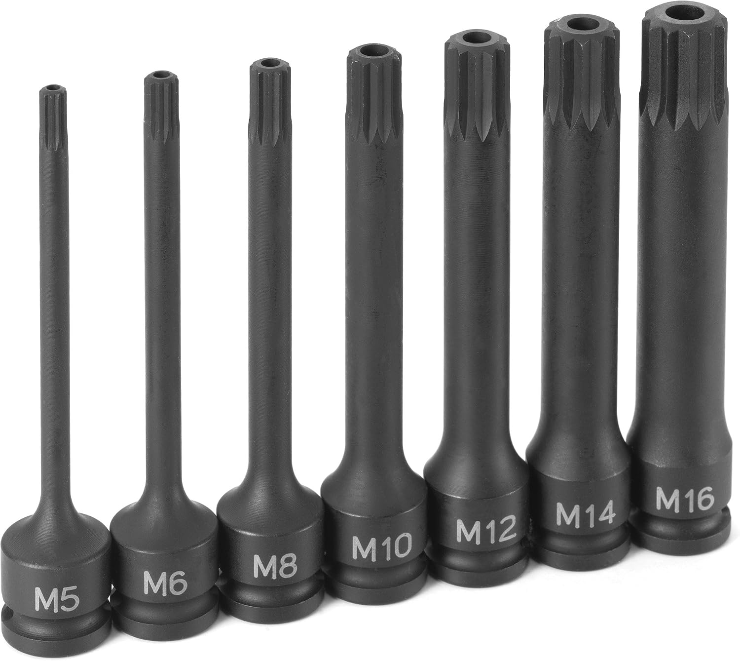 Grey Pneumatic 1247ST Triple Square Driver Socket Set