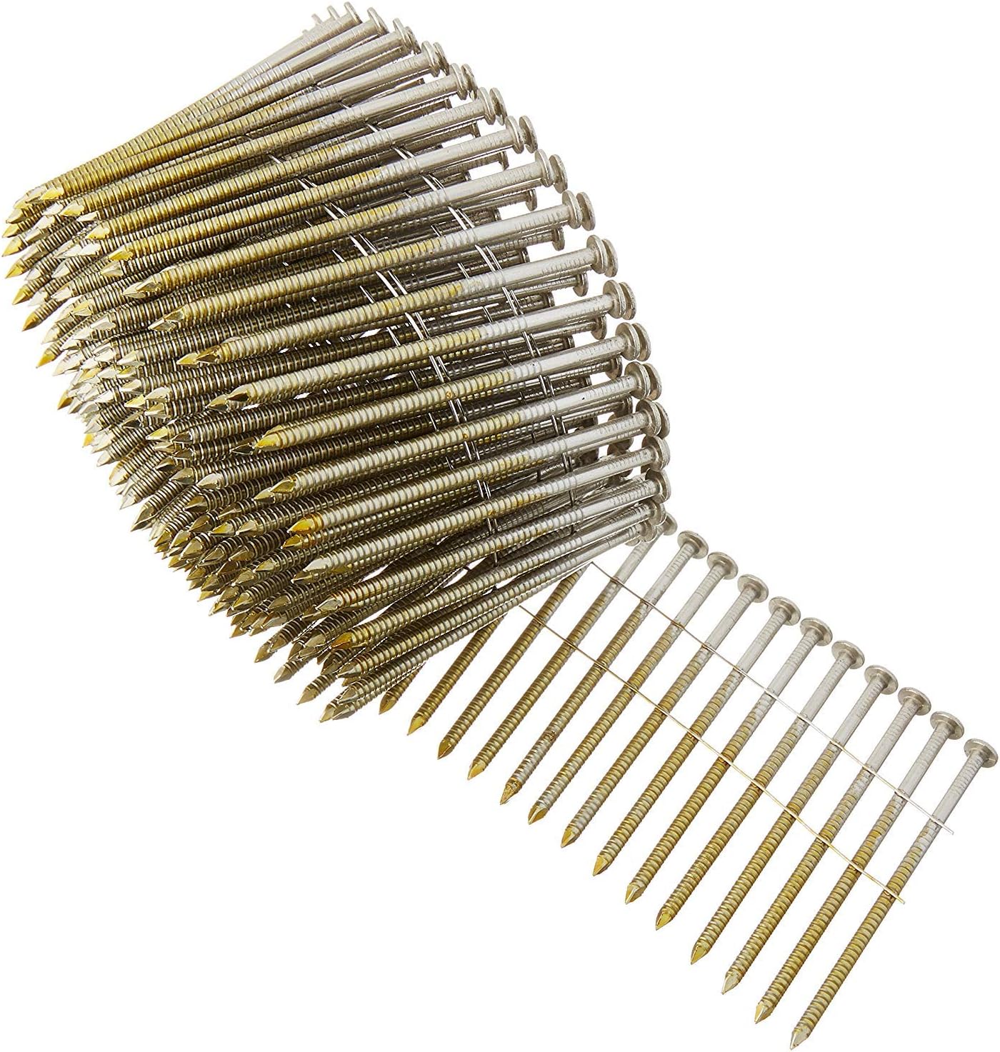Metabo HPT Framing Nails, 3' x .120, Stainless Steel, Full Round Head, Wire Coil, RG, 304, 1000 Count (12607HPT)