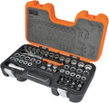 Bahco - S530T Pass-Through Socket Set of 53 Metric 1/2in D