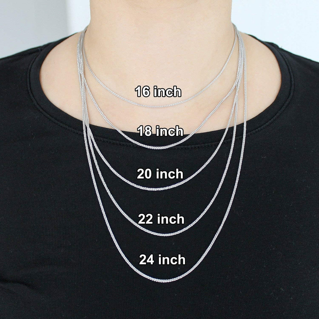 RP 925 Sterling Silver Miraculous Medal Necklace for Women & Men, Authentic & Pure Silver Pendant with 18 inch 925 Sterling Sliver Curb Chain & Premium Jewelry Box, Stunning Miraculous Medal Virgin Mary Pendant Necklace