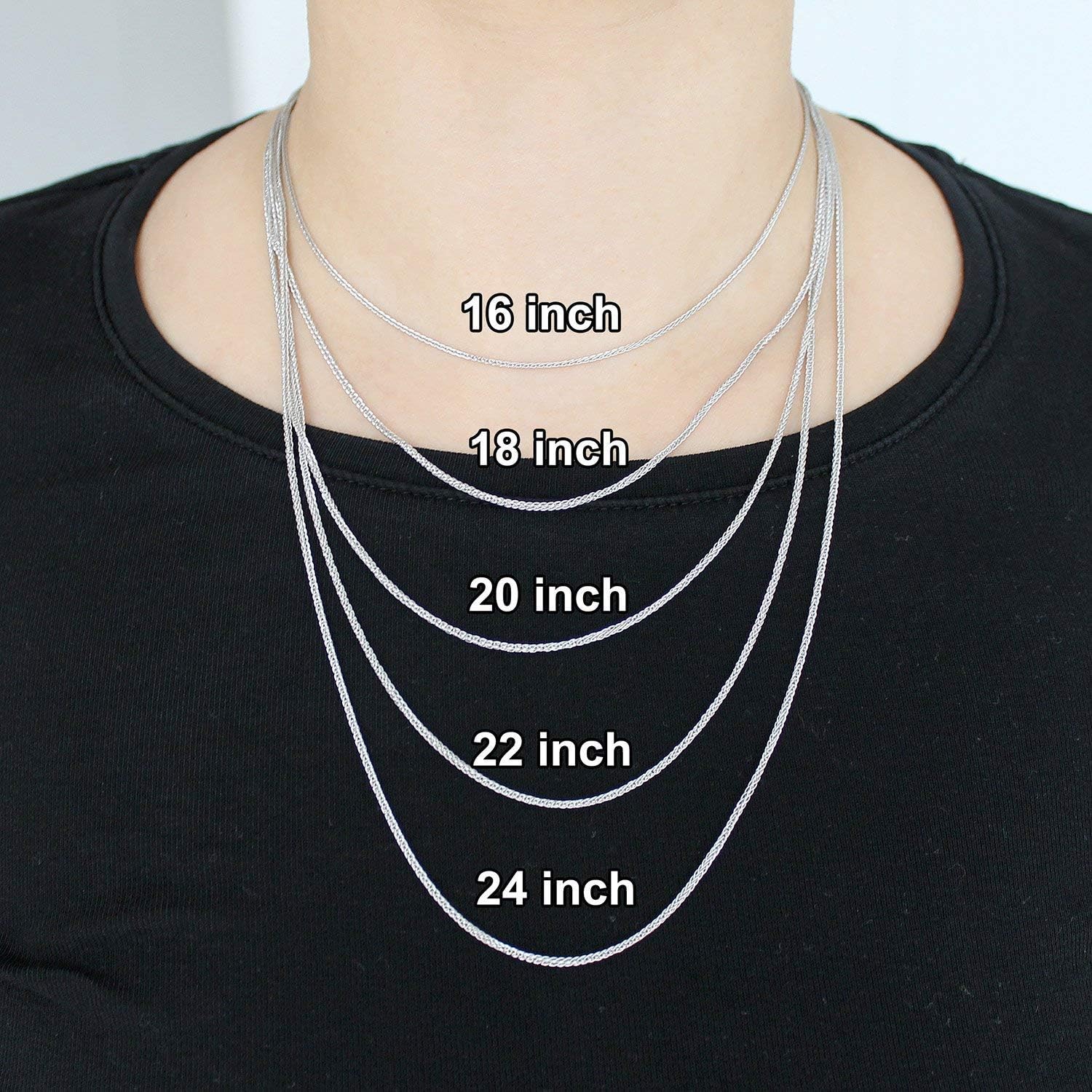 RP 925 Sterling Silver Miraculous Medal Necklace for Women & Men, Authentic & Pure Silver Pendant with 18 inch 925 Sterling Sliver Curb Chain & Premium Jewelry Box, Stunning Miraculous Medal Virgin Mary Pendant Necklace