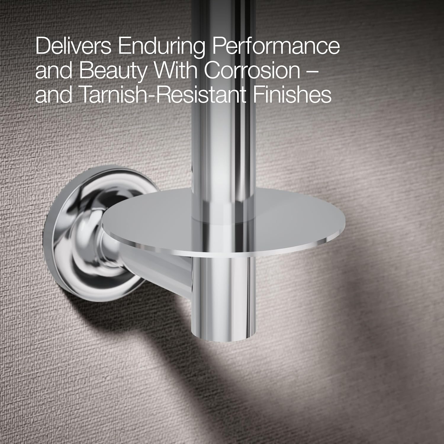 KOHLER Toilet Paper Holder, Bathroom Toilet Paper Holder, Purist Collection, Polished Chrome, K-14444-CP