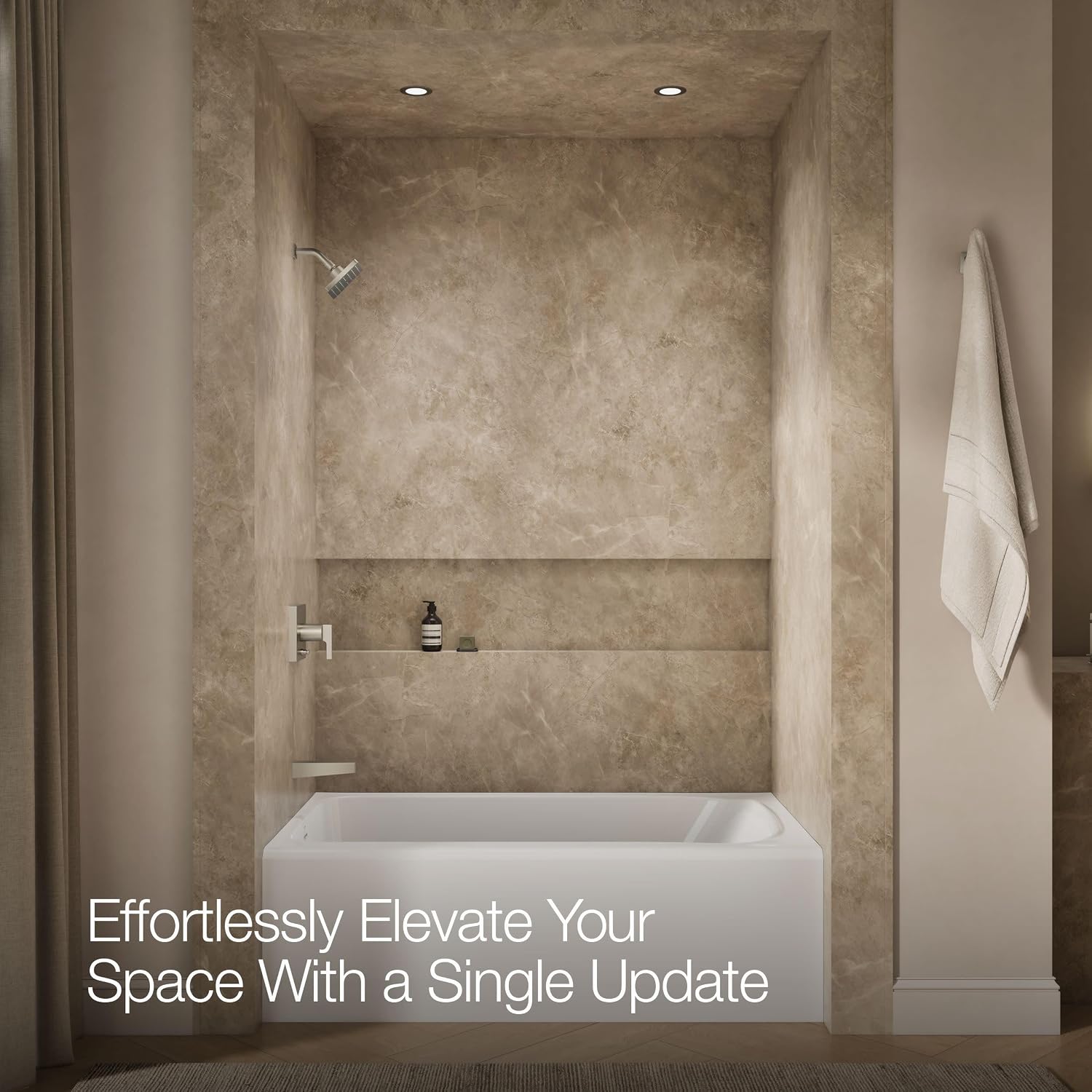 KOHLER Honesty Rite-temp Bath And Shower Trim With 2.5 Gpm Showerhead And Lever Handle