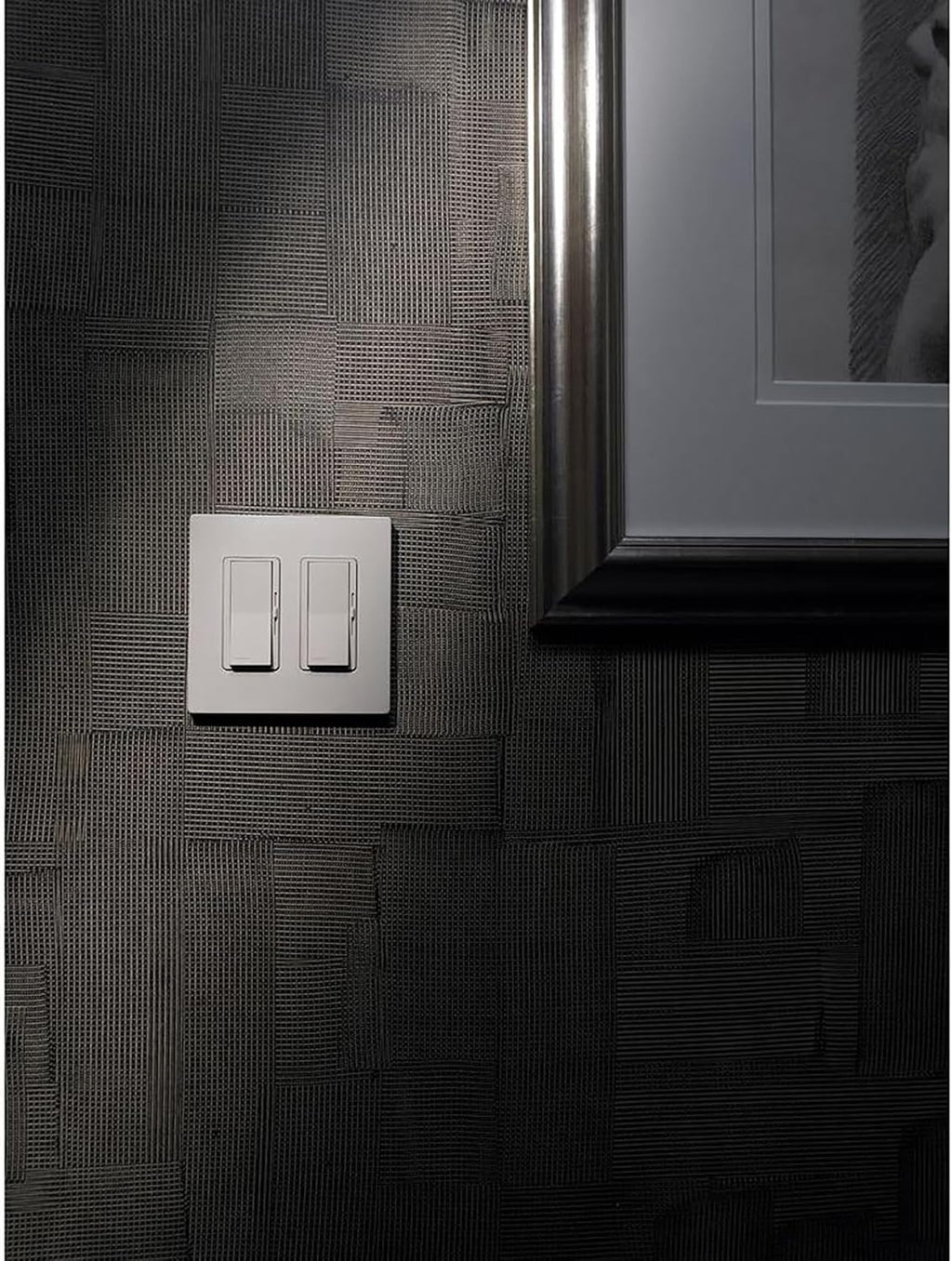 Lutron Claro Light Switch Cover Plate, 2 Gang Wallplate, for Decorator Light Switches, Rocker Light Switch Cover, Outlet Cover, Screwless Switch Plate Cover, Gloss, CW-2-WH-48, White, 48 Pack