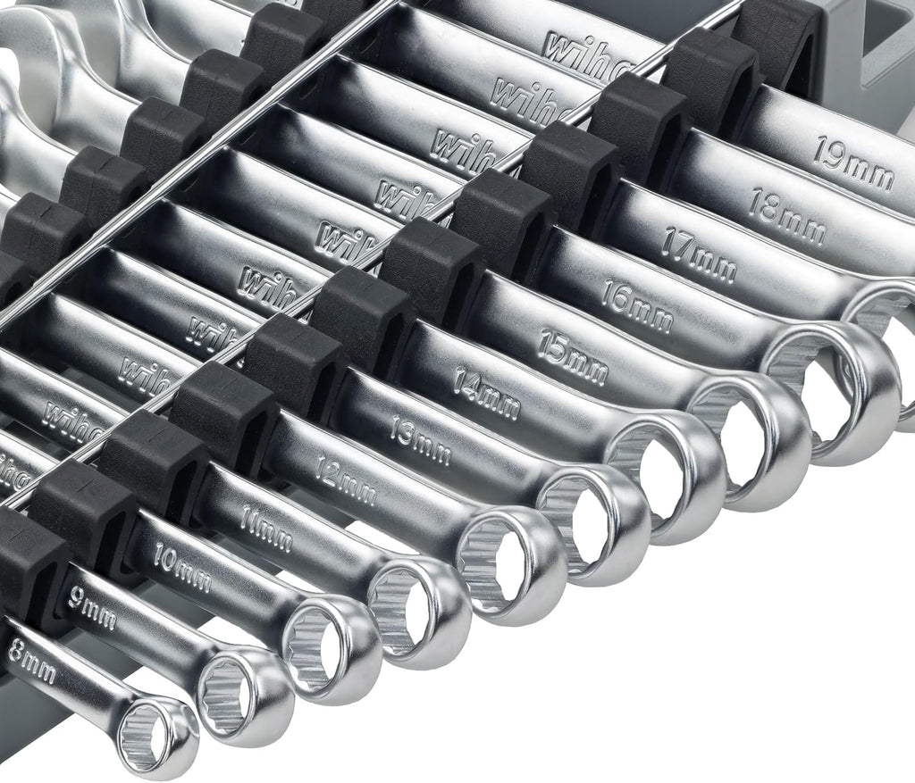 Wiha 30481 24 Piece Combination Wrench Set - Metric and SAE