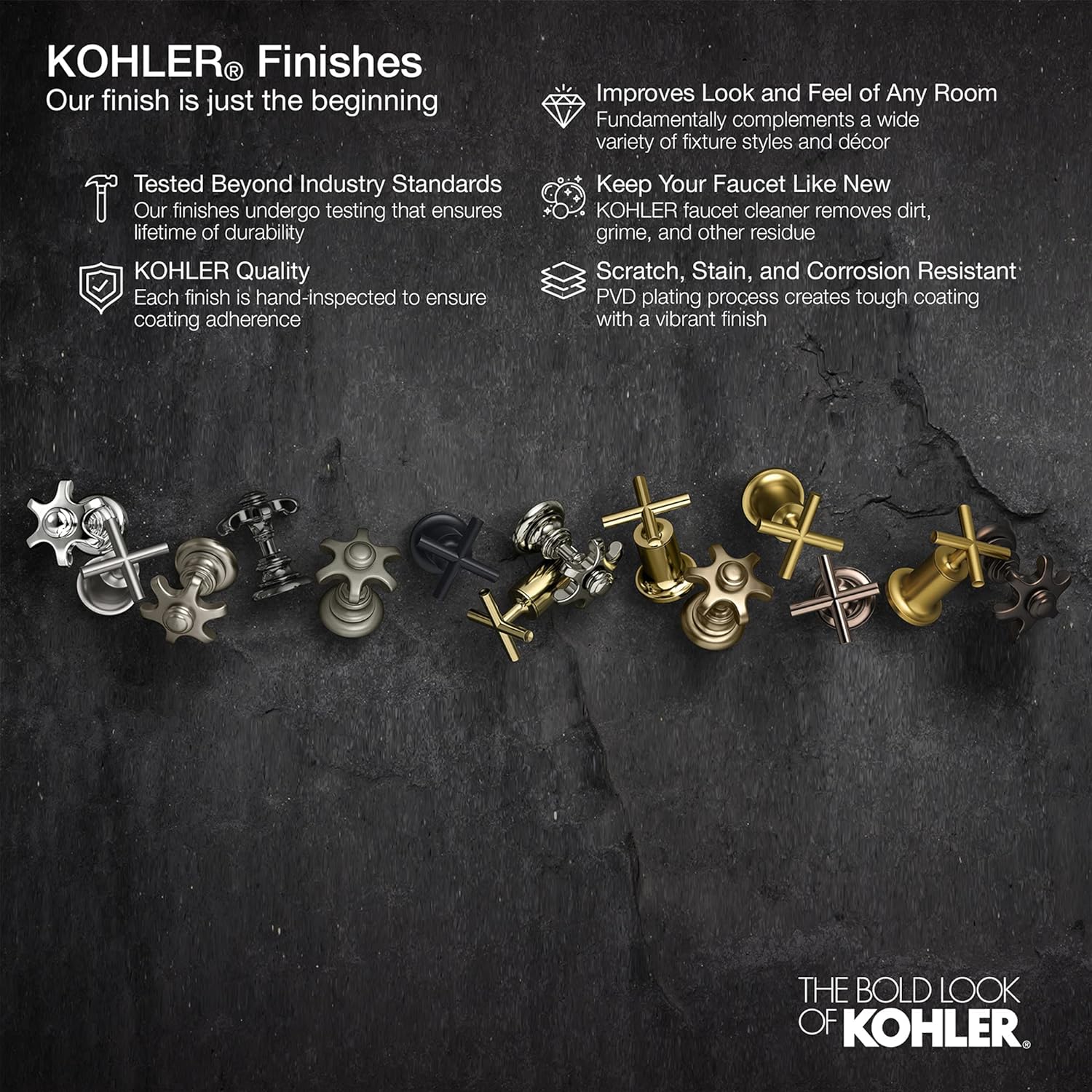 Kohler TS97074-4G-2MB Pitch Plumbing Fixtures, Vibrant Brushed Moderne Brass