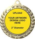 Express Medals Various Styles (Packs of 12 to 500) of Full Color Custom Logo Design Gold Silver Bronze Medals Trophy Award with Choice of Neck Ribbon Medal Trophies Gift Prize Tournament Awards