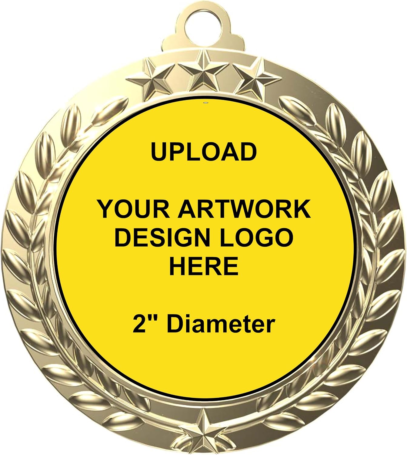 Express Medals Various Styles (Packs of 12 to 500) of Full Color Custom Logo Design Gold Silver Bronze Medals Trophy Award with Choice of Neck Ribbon Medal Trophies Gift Prize Tournament Awards