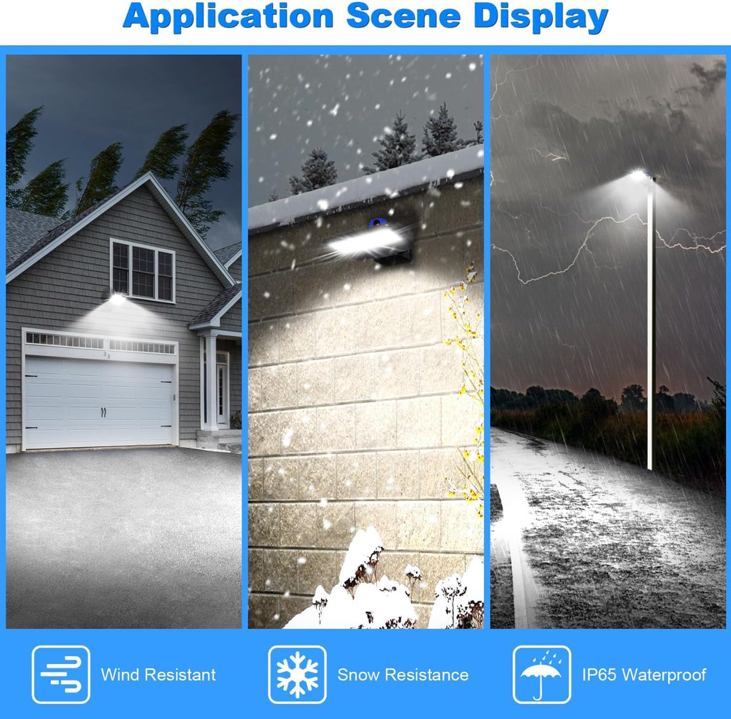 200W LED Parking Lot Light Outdoor,28000LM Bright Dusk to Dawn Floodlights Trunnion Yoke Wall Mount 5500K IP65 Waterproof Commercial Shoebox Barn Security Yard,Garage,Street Light 3 Pack
