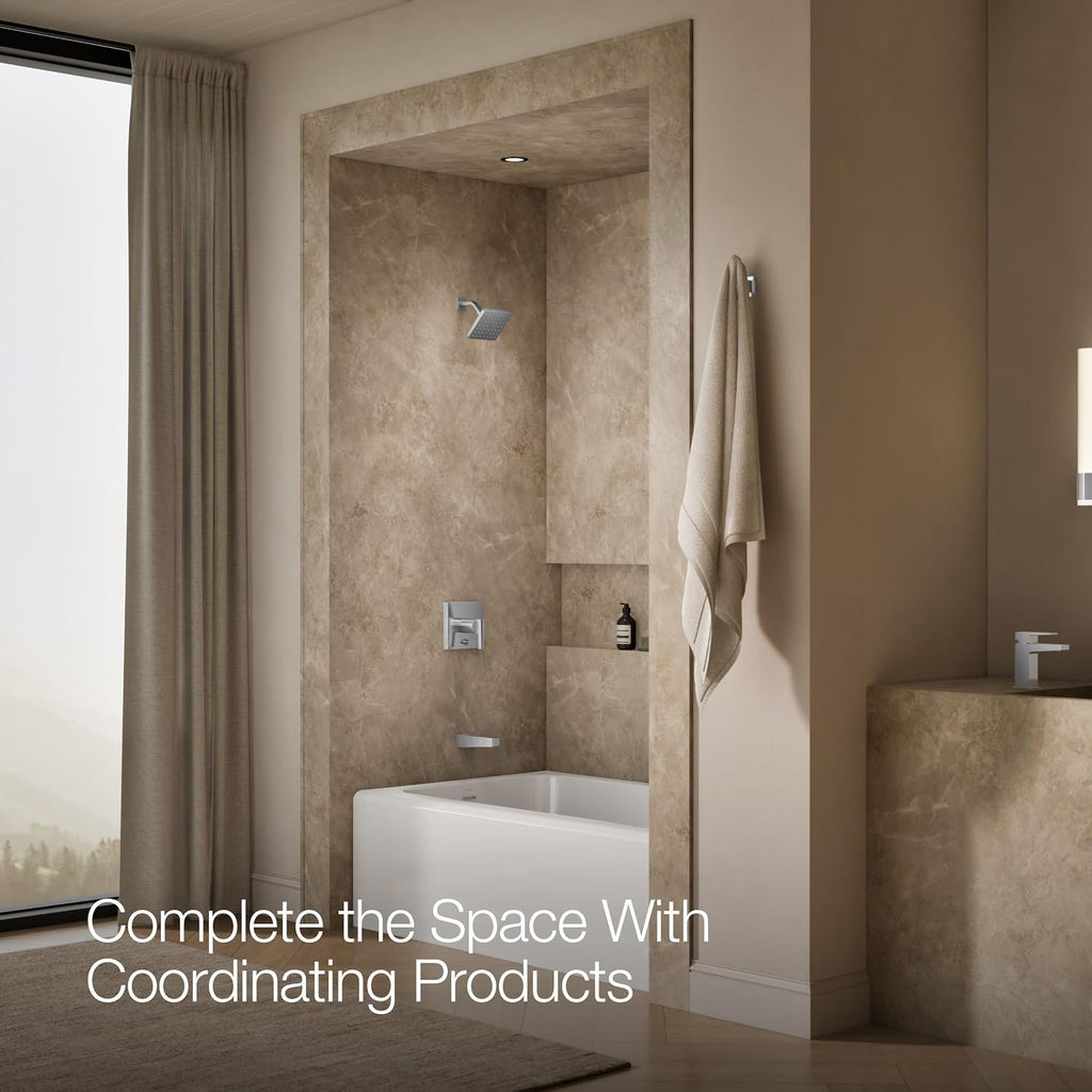 Honesty® Rite-Temp® bath and shower trim with 2.5 gpm showerhead and lever handle