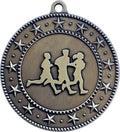 10 to 100 Packs of EMDC Style Cross Country Running Runner Medals