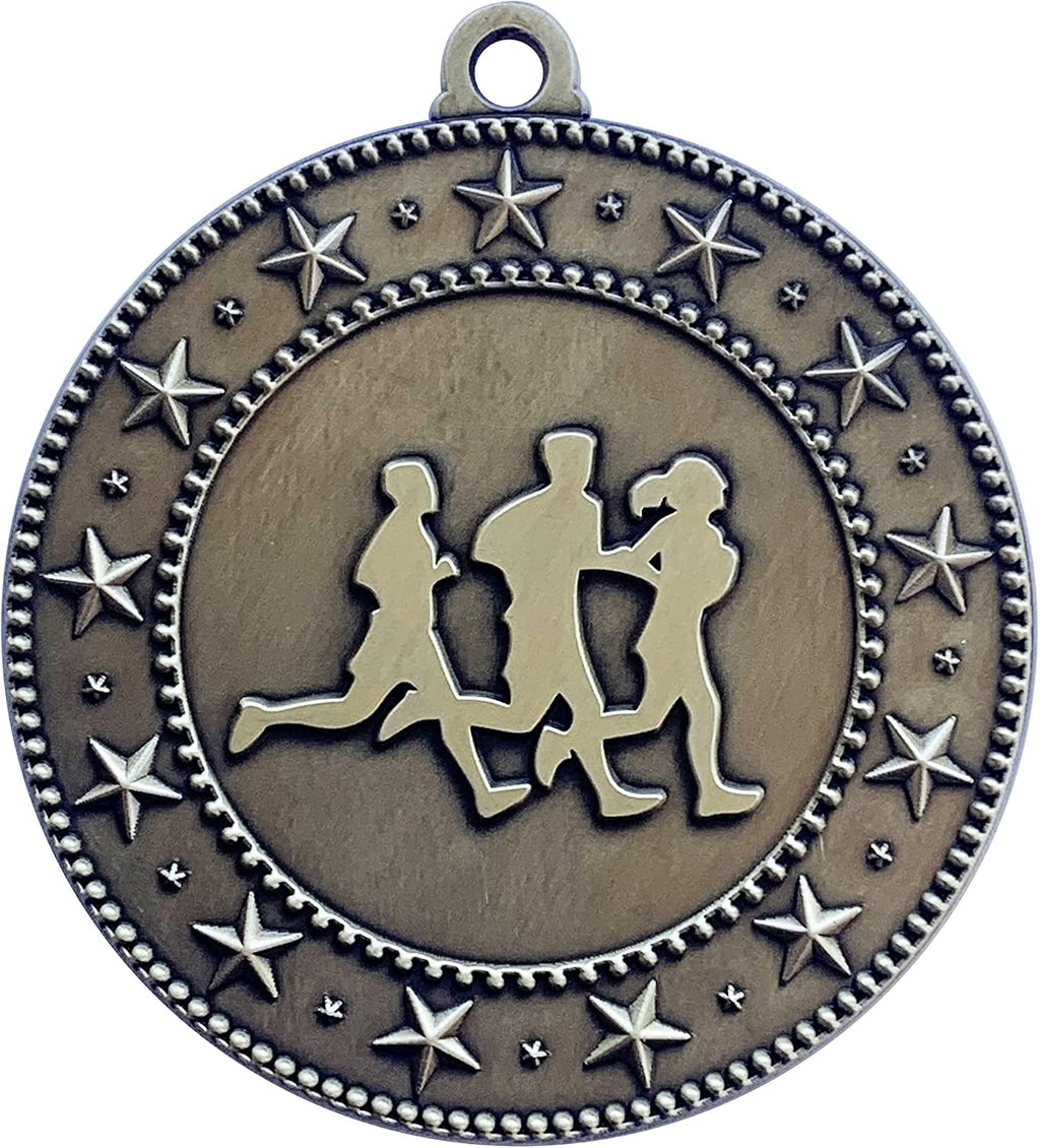 10 to 100 Packs of EMDC Style Cross Country Running Runner Medals