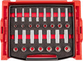 TEKTON 1/2 Inch Drive Shallow and Deep 12-Point Socket Set with Open Top Drawer and Rack, 30-Piece (10-24 mm) | SHD92707