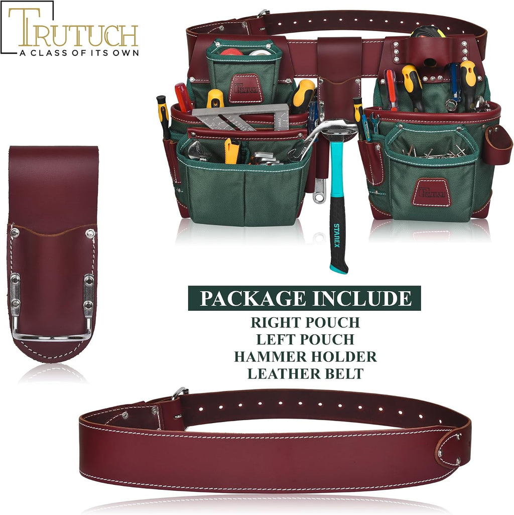 Nylon and Leather Tool Belt | Framing Tool Bags | Leather Tool Belts | Nylon Tool Pouch | Carpenter Tool Belt | Construction | Framers | Electrician