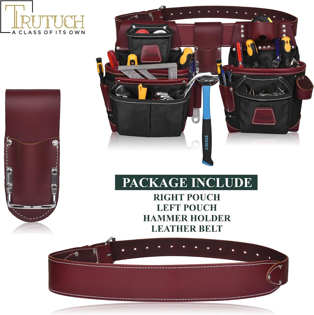 Nylon and Leather Tool Belt | Framing Tool Bags | Leather Tool Belts | Nylon Tool Pouch | Carpenter Tool Belt | Construction | Framers | Electrician
