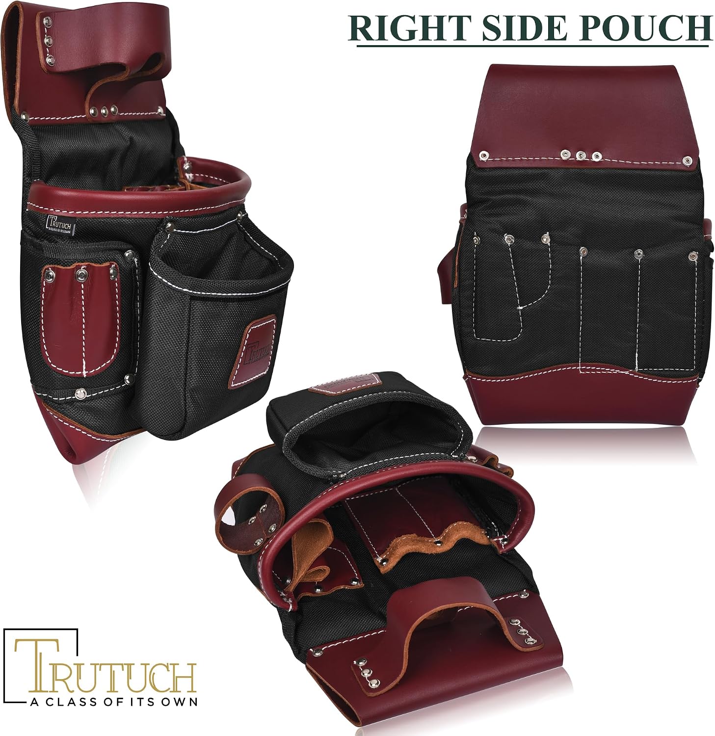 Nylon and Leather Tool Belt | Framing Tool Bags | Leather Tool Belts | Nylon Tool Pouch | Carpenter Tool Belt | Construction | Framers | Electrician