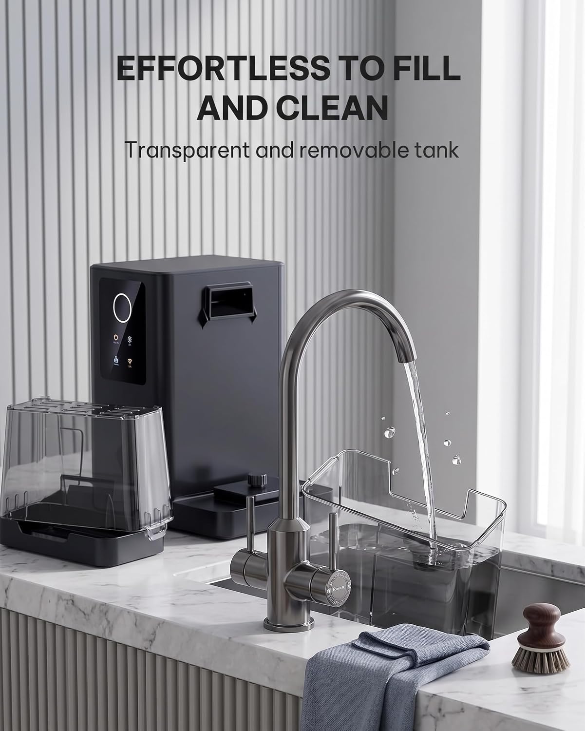 Silonn Countertop Nugget Ice Maker with App & Voice Control, Automatic Self-Cleaning Ice Machine, 3L Large Tank, 40 lbs/24H Chewable Soft Ice, Portable Pebble Ice Maker for Home, Kitchen & Party