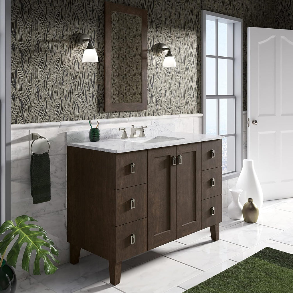Kohler Devonshire Bathroom Vanity Light Fixture, Wall Sconce Lighting, Position Facing Up or Down, UL Listed, 1 Light, Brushed Nickel