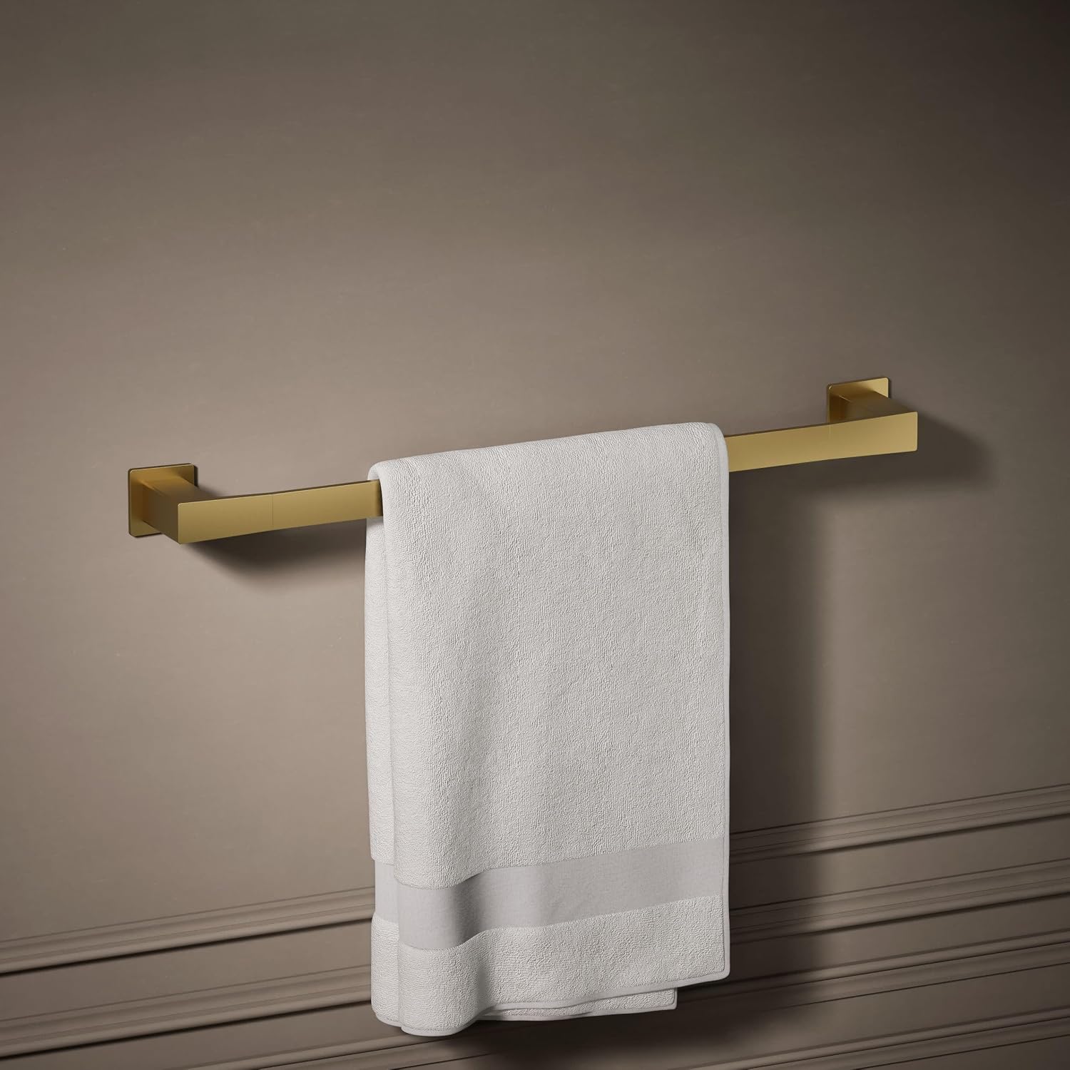 Kohler 26634-2MB Honesty® 24' Towel bar, Vibrant Brushed Moderne Brass