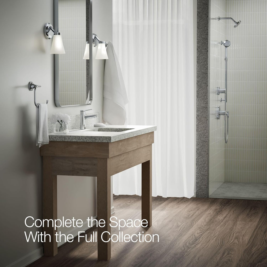 Kohler K-35048-4-CP Elate® Single-Handle Bathroom Sink Faucet, Bathroom Faucets, 1.2 GPM, Polished Chrome