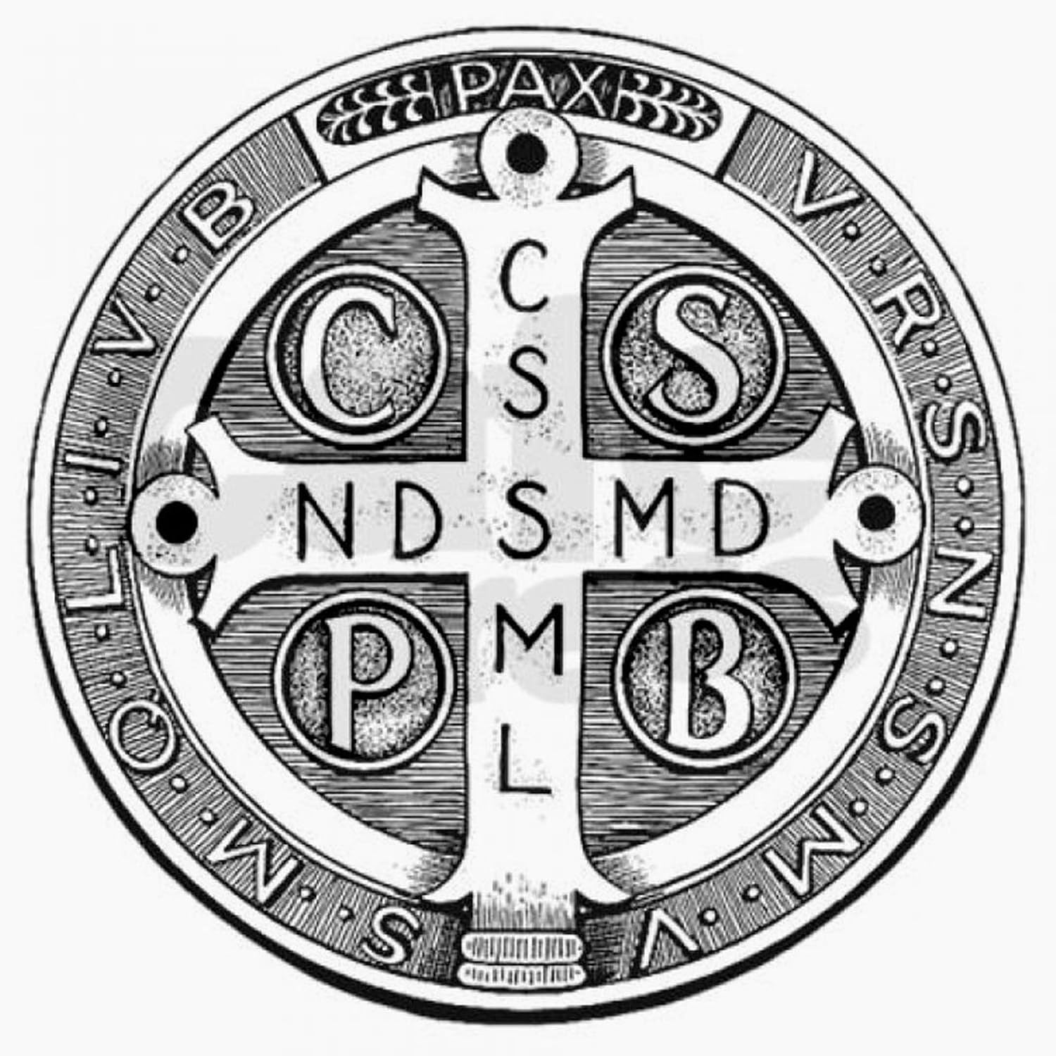 CafePress Medal Of Saint Benedict 2.25 Magnet (100 Pac 2.25' Magnet (100 pack)