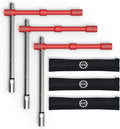 GTE TOOLS - LugStrong 26' Universal Compact Lug Wrench Set, Super-Strong Tire Iron & Lug Nut Remover - 2x more torque! Never Get Stuck on the road again! 3-PACK