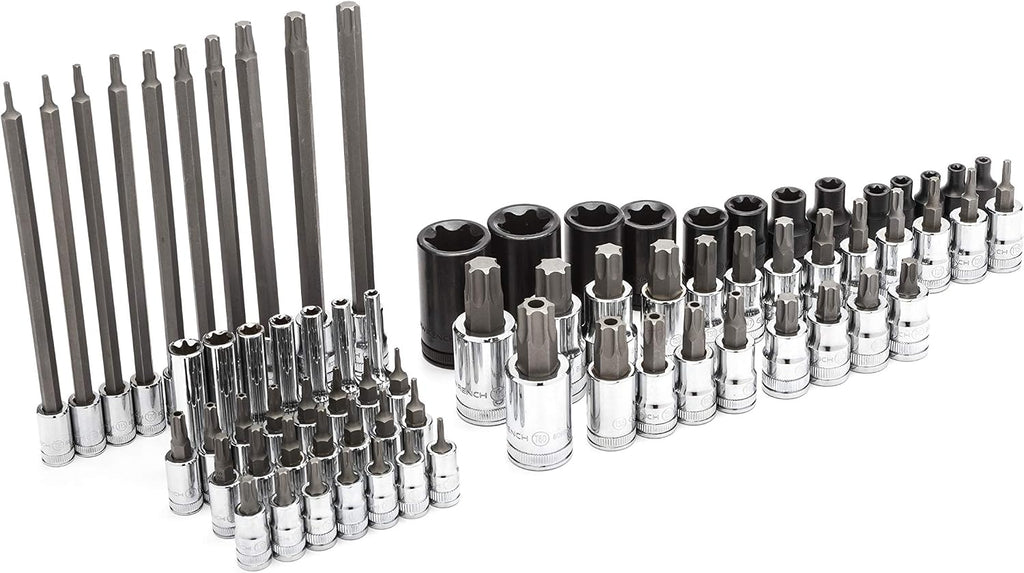 GEARWRENCH 74 Piece Master Torx Bit Socket Set - 89085