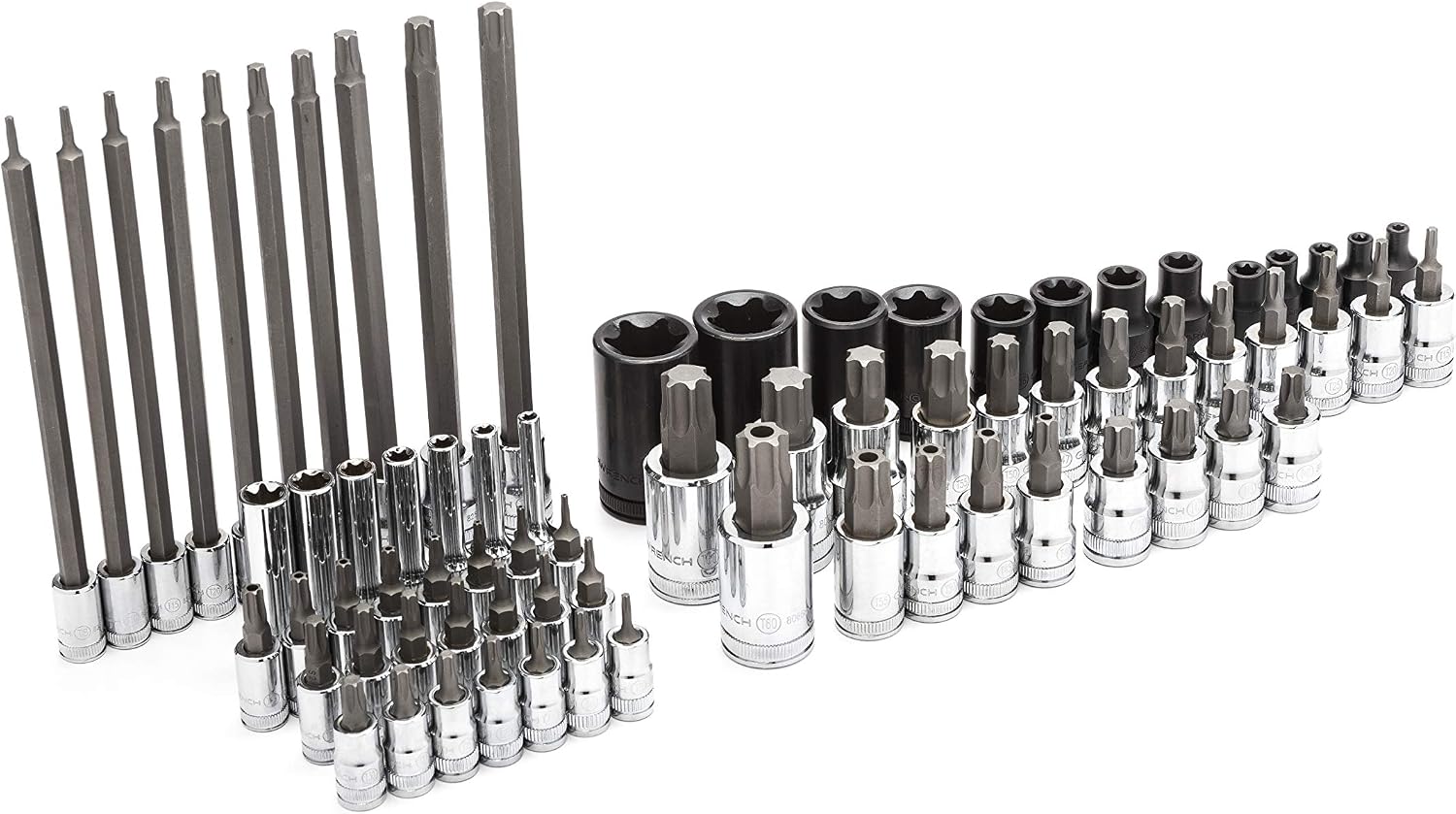 GEARWRENCH 74 Piece Master Torx Bit Socket Set - 89085