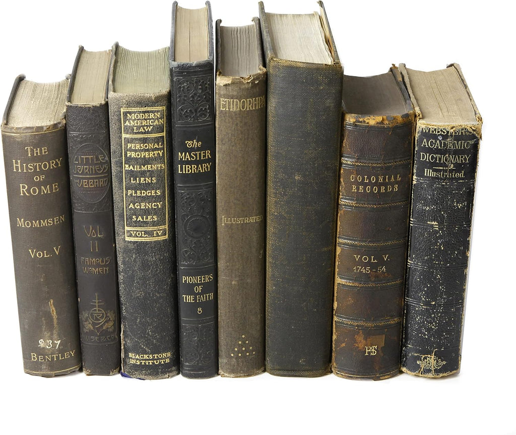 Books for Decoration- Home and Office Decorative Accents-Antique Style (Old World)