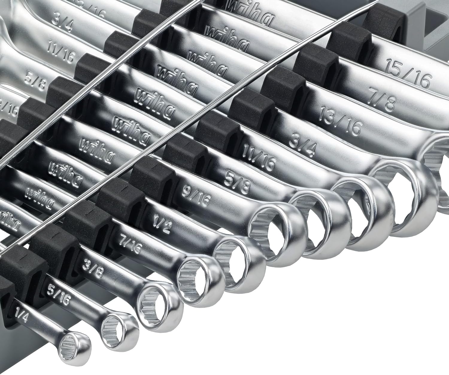 Wiha 30481 24 Piece Combination Wrench Set - Metric and SAE
