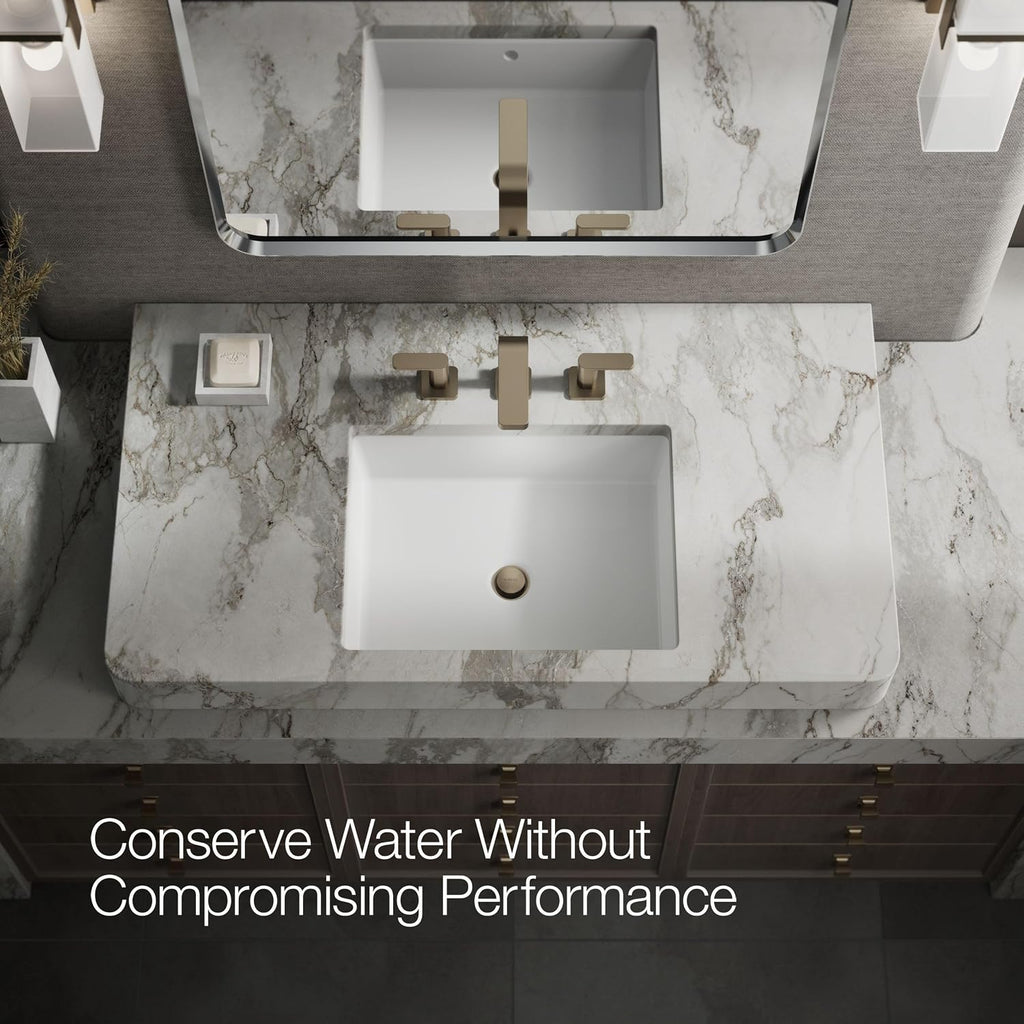 Kohler 23484-4-BV Parallel® Widespread Bathroom Sink Faucet, 1.2 gpm, Vibrant Brushed Bronze
