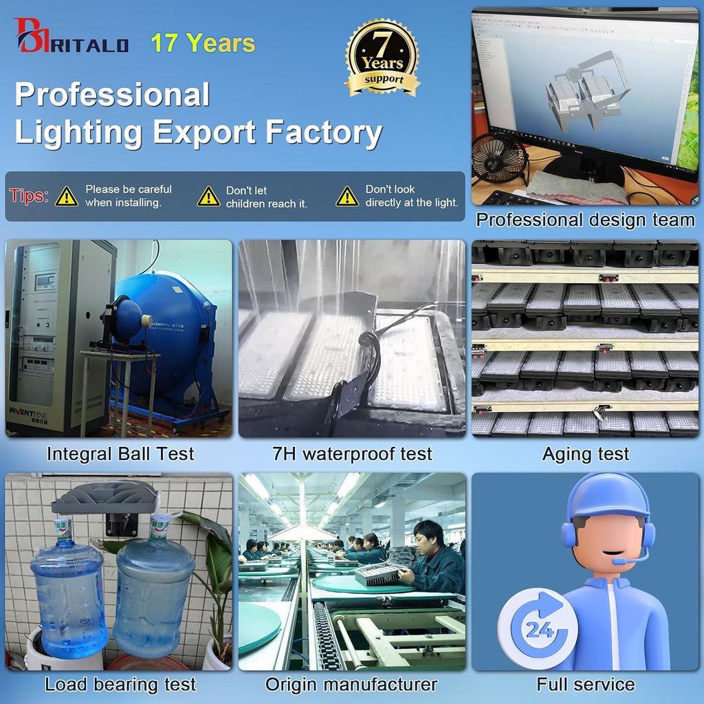 112500LM Led Stadium Light Dimmable 0-750w Super Bright Led Arena Flood Lights Outdoor 100-277v 5000k Yoke U Mount IP66 Waterproof Outside Wall Light Commercial for Square, Golf Court, Port
