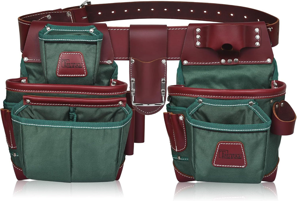 Nylon and Leather Tool Belt | Framing Tool Bags | Leather Tool Belts | Nylon Tool Pouch | Carpenter Tool Belt | Construction | Framers | Electrician