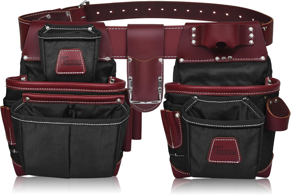 Nylon and Leather Tool Belt | Framing Tool Bags | Leather Tool Belts | Nylon Tool Pouch | Carpenter Tool Belt | Construction | Framers | Electrician