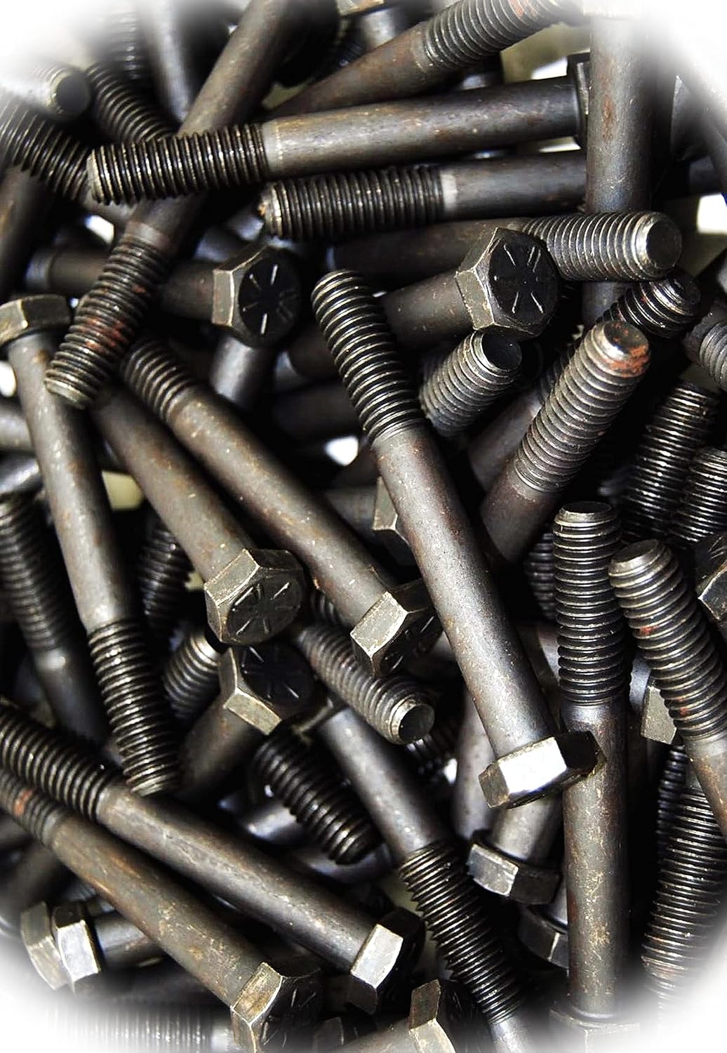 New Pack of (210) Hex Head Bolts 3/8-16 x 3' Grade 8 Cap Screws Black Multi-Purpose Comprehensive Hardware Fastener Assortment Kit MoPNEM03693
