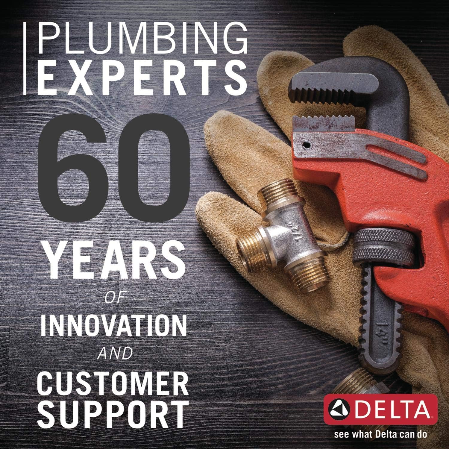 Delta Faucet Ashlyn 17 Series Dual-Function Shower Trim Kit with 2-Spray Touch-Clean In2ition 2-in-1 Hand Held Shower Head with Hose, Chrome T17264-I (Valve Not Included)
