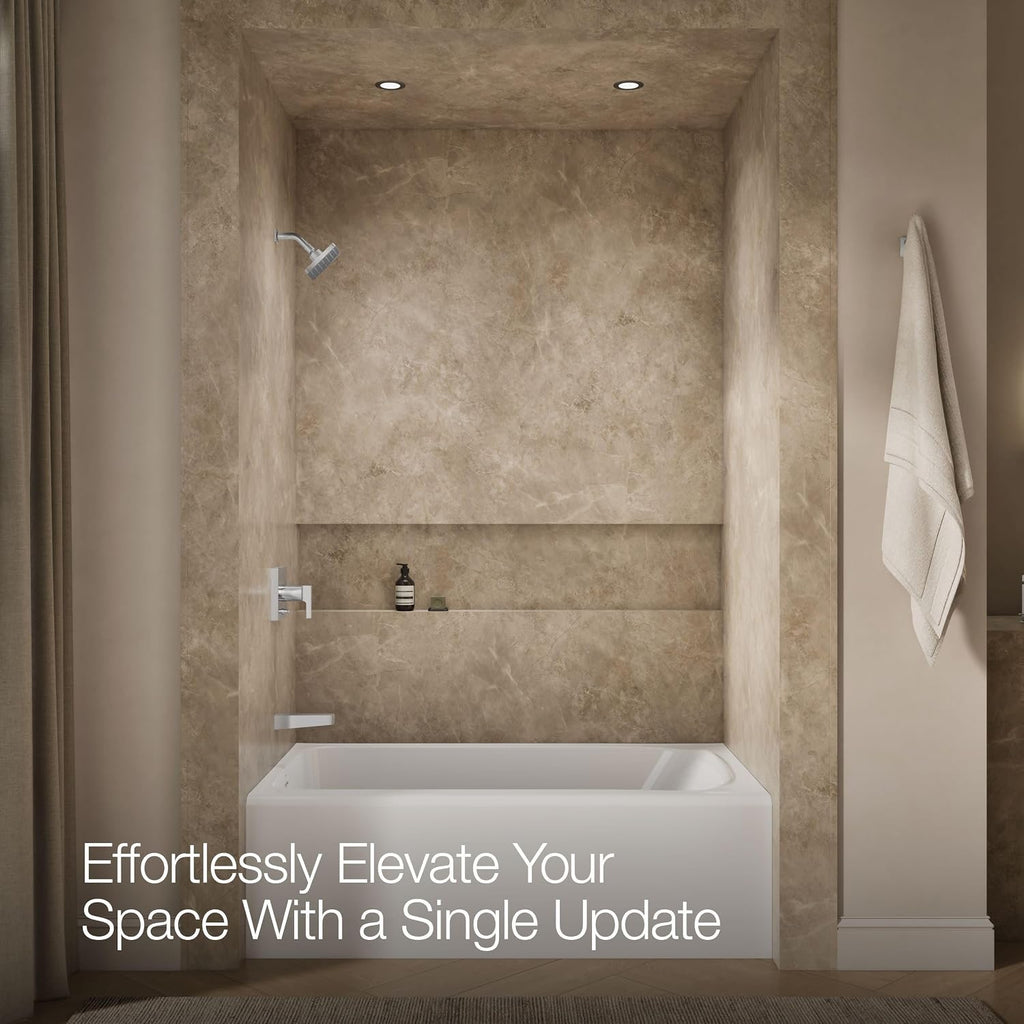 Honesty® Rite-Temp® bath and shower trim with 2.5 gpm showerhead and lever handle