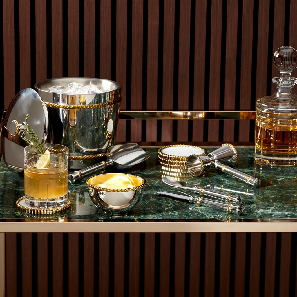 Reed and Barton 896531 Roseland Ice Bucket & Tongs
