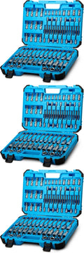 Capri Tools Master Bit Socket Set, Advanced Series, 88-Piece (30500-88MS) (Pack of 3)