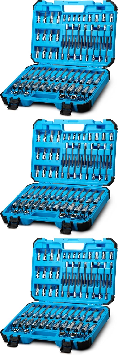 Capri Tools Master Bit Socket Set, Advanced Series, 88-Piece (30500-88MS) (Pack of 3)