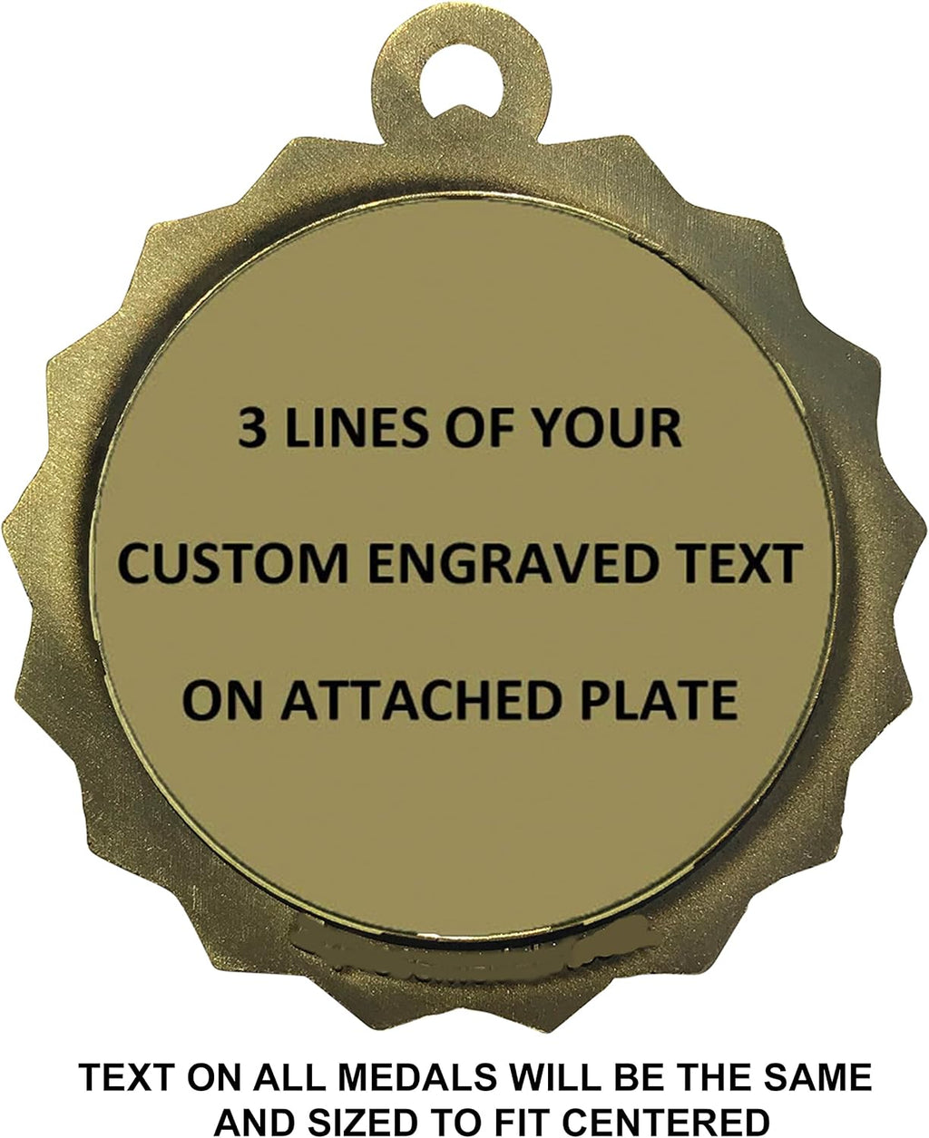 Express Medals 1 to 50 Packs Engraved Personalized Custom 2.25 Inch Gold Silver Bronze Soccer Medals Trophy Award with Neck Ribbon Medal Trophies LAZD214D30