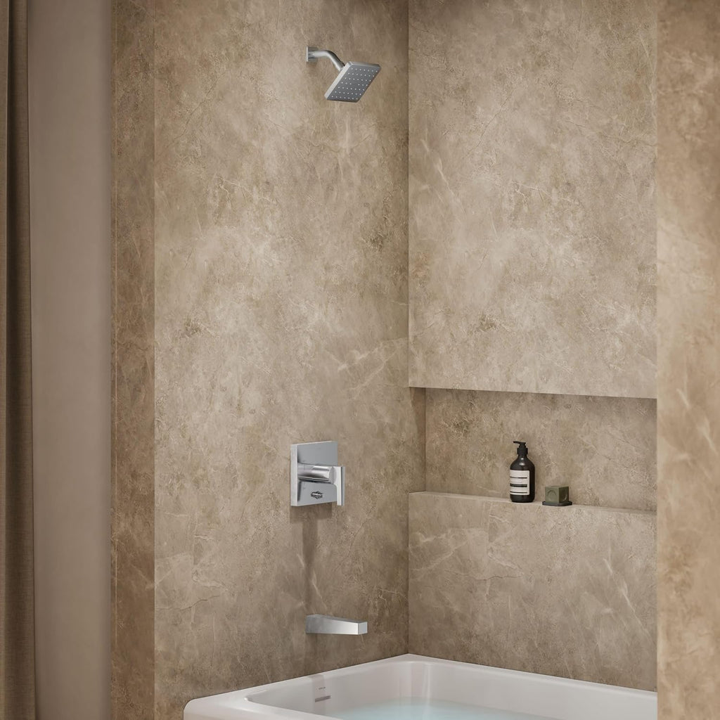 Honesty® Rite-Temp® bath and shower trim with 2.5 gpm showerhead and lever handle
