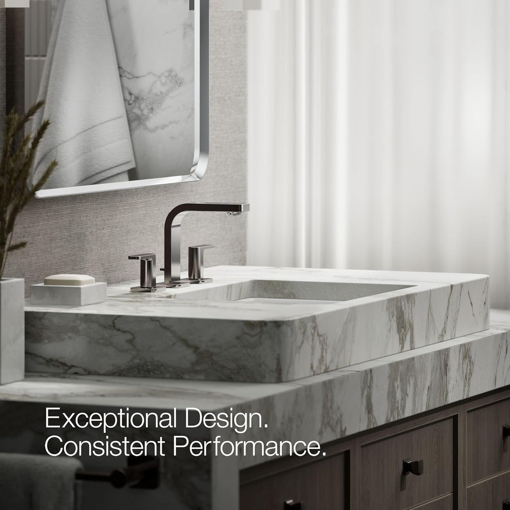 Kohler 23484-4-TT Parallel® Widespread Bathroom Sink Faucet, 1.2 gpm, Vibrant Titanium