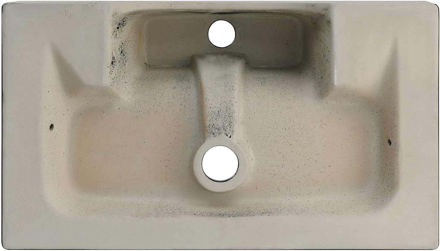 Claire 22' Rectangle Wall-Mount Bathroom Sink in Matte Black