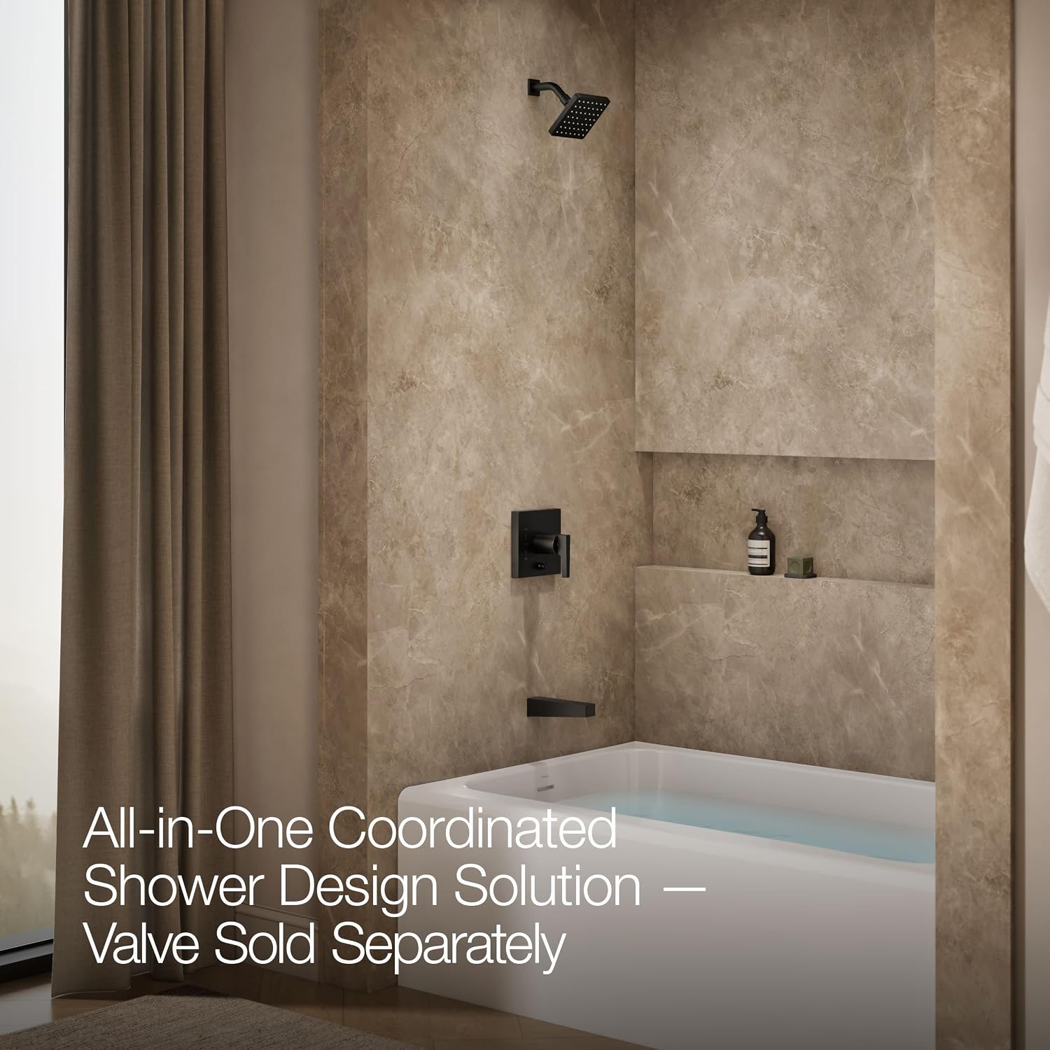 KOHLER Honesty Rite-Temp Bath And Shower Trim With 2.5 Gpm Showerhead And Lever Handle