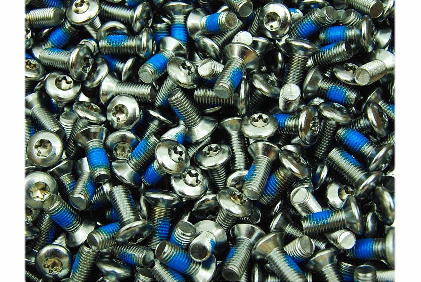 New Package of 500 (pcs) Chrome Plated Oval 1/4'-28 x 5/8' Screw Thread Locking Machine Set #MO2468-P Warranity by Pr-Mch