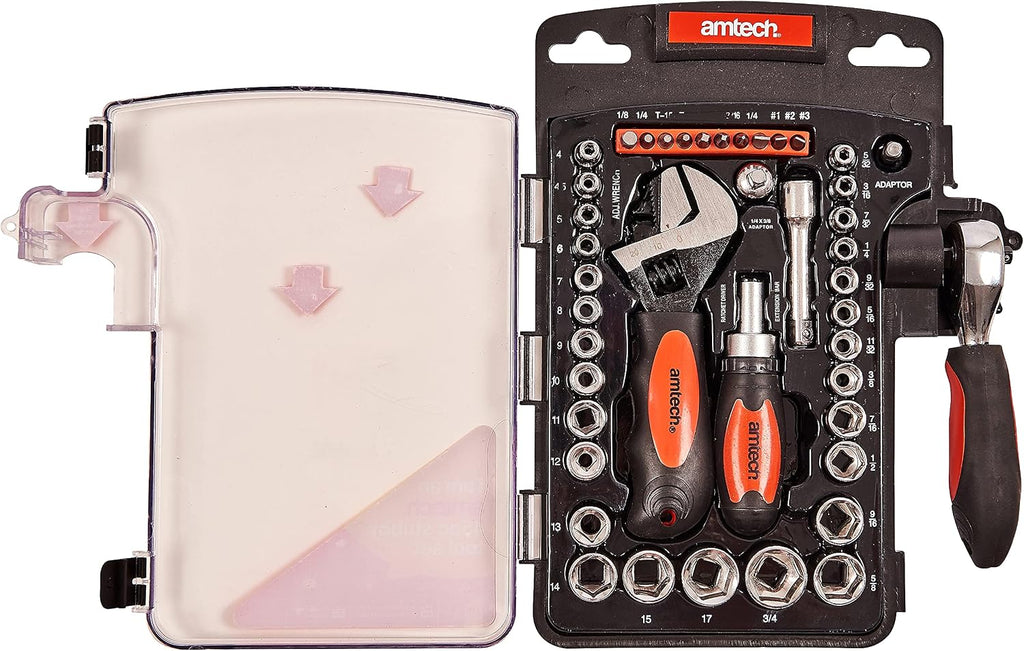 Amtech I1100 45 Piece Stubby Tool Set