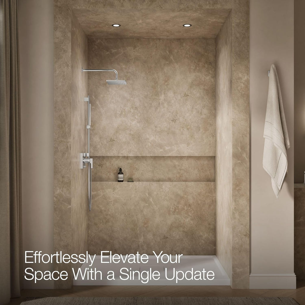 Kohler K-26273-Y-CP Honesty Shower Kit with Showerhead, Handshower, and Trim, 2.5 gpm, Polished Chrome