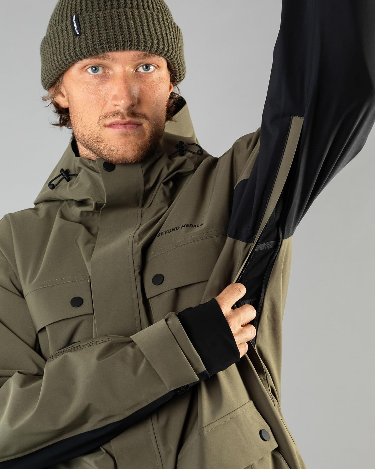 Beyond Medals Cargo Snow Sport Jacket