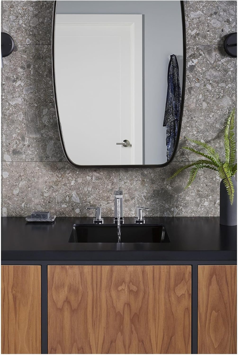 Kohler 23484-4-SN Parallel® Widespread Bathroom Sink Faucet, 1.2 gpm, Vibrant Polished Nickel